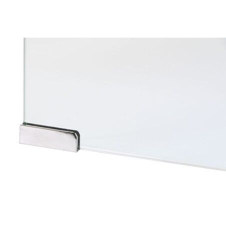 Comodino DKD Home Decor Bianco Trasparente Cristallo Legno MDF 50 x 40 x 45,5 cm
