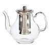 Teiera Vivalto Classic Trasparente Cristallo Acciaio 1,1 L