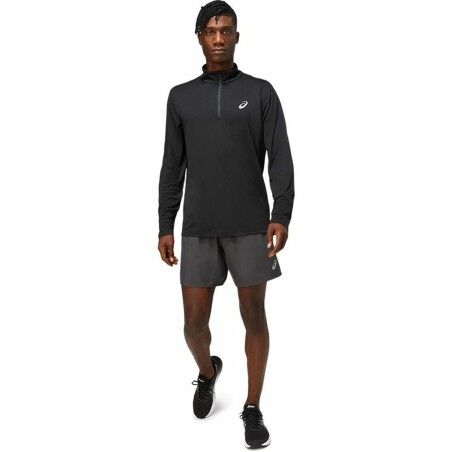 Maglia a Maniche Lunghe Uomo Asics Core 1/2 Nero Con cerniera