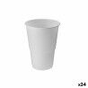Set di bicchieri riutilizzabili Algon Plastica Bianco 15 Pezzi 330 ml (24 Unità)