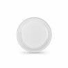 Set di piatti riutilizzabili Algon Bianco Plastica 17 x 17 x 1,5 cm (10 Unità)