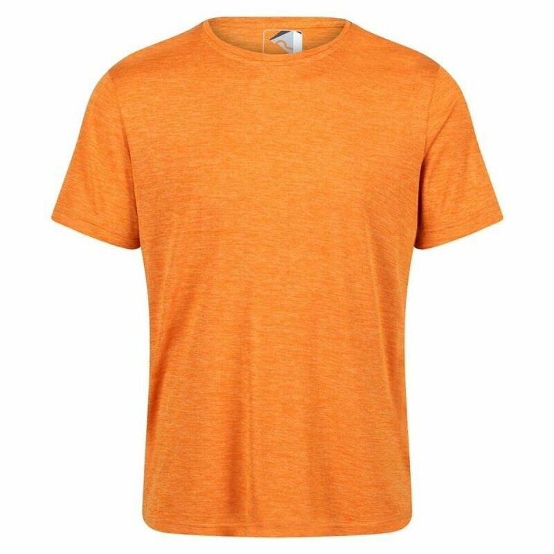 Maglia a Maniche Corte Uomo Regatta Regatta Fingal Edition Arancio Maglia a Maniche Corte Uomo Regatta Regatta Fingal Edition Arancio