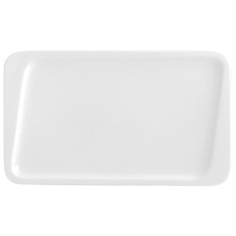 Piatto da Dolce Quid Chef Ceramica Bianco 25 x 15 cm (6 Unità) (Pack 6x) Piatto da Dolce Quid Chef Ceramica Bianco 25 x 15 cm (6 Unità) (Pack 6x)