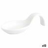 Set di Degustazione Quid Chef Bianco Ceramica 10 x 5 cm (12 Unità)