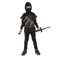Costume per Bambini My Other Me Ninja 3-5 anni Nero (5 Pezzi)