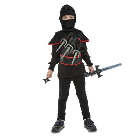 Costume per Bambini My Other Me Ninja 3-5 anni Nero (5 Pezzi)