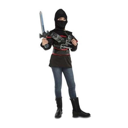 Costume per Bambini My Other Me Ninja 3-5 anni Nero (5 Pezzi)