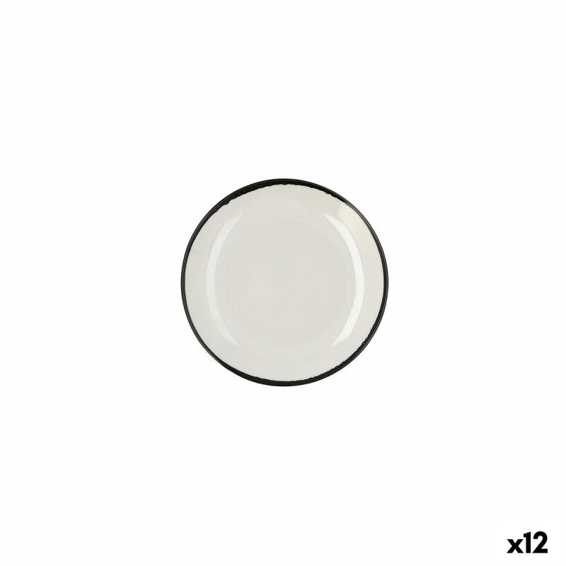 Piatto da pranzo Ariane Vital Filo Bianco Ceramica Ø 18 cm (12 Unità) Piatto da pranzo Ariane Vital Filo Bianco Ceramica Ø 18 cm (12 Unità)