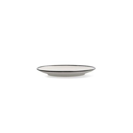 Piatto da pranzo Ariane Vital Filo Bianco Ceramica Ø 18 cm (12 Unità)