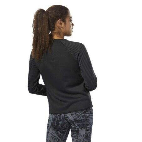 Maglia a Maniche Lunghe Donna Reebok Thermowarm Deltapeak Nero