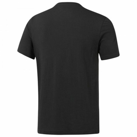 Maglia a Maniche Corte Uomo Reebok Sportswear Training Mimetico Nero