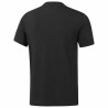 Maglia a Maniche Corte Uomo Reebok Sportswear Training Mimetico Nero