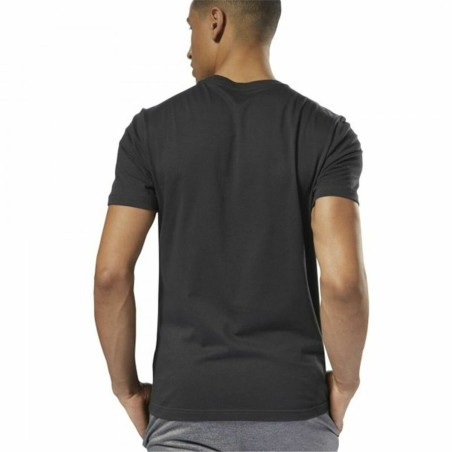 Maglia a Maniche Corte Uomo Reebok Sportswear Training Mimetico Nero