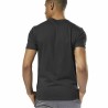 Maglia a Maniche Corte Uomo Reebok Sportswear Training Mimetico Nero