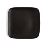 Piatto da pranzo Ariane Antracita Quadrato Nero Ceramica 20 cm (12 Unità)