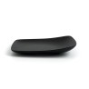 Piatto da pranzo Ariane Antracita Quadrato Nero Ceramica 20 cm (12 Unità)