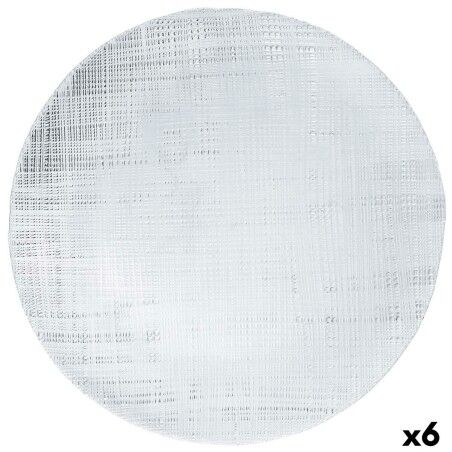 Sotto Piatto Bidasoa Ikonic Trasparente Vetro Ø 33 cm (6 Unità) (Pack 6x)