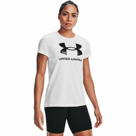 Maglia a Maniche Corte Donna Under Armour Sportstyle Bianco