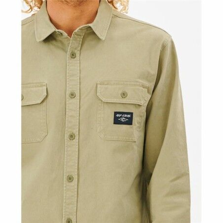 Camicia a Maniche Lunghe Uomo Rip Curl Epic Beige