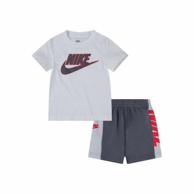 Tuta da Bambini Nike Sportswear Amplify Bianco Tuta da Bambini Nike Sportswear Amplify Bianco