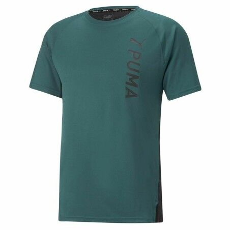 Maglia a Maniche Corte Uomo Puma Verde scuro Uomo