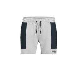Pantaloni Corti Sportivi da Uomo Jack & Jones JPSTDAN BLOKING 12228098 Bianco