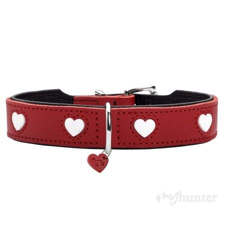 Collare per Cani Hunter Love Rosso S/M 38-44 cm