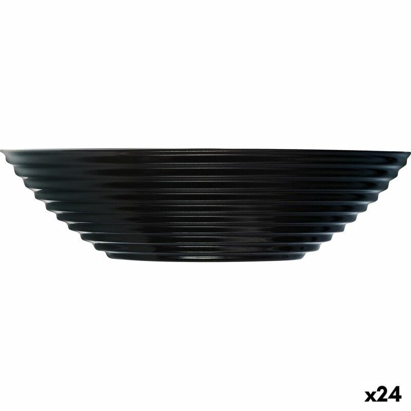 Ciotola Luminarc Harena Zuppa 20 cm Nero Vetro (24 Unità) Ciotola Luminarc Harena Zuppa 20 cm Nero Vetro (24 Unità)