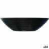 Ciotola Luminarc Harena Zuppa 20 cm Nero Vetro (24 Unità)