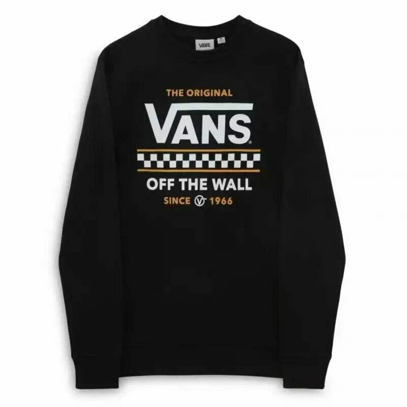 Felpa senza Cappuccio Uomo Vans Nero Felpa senza Cappuccio Uomo Vans Nero