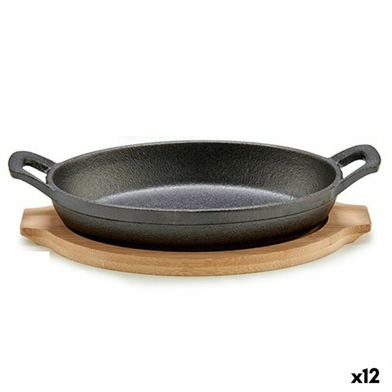 Casseruola per Servire le Tapas Kinvara 1277SJ5103 Marrone Grigio 22,5 x 4,5 x 12,5 cm (12 Unità) Casseruola per Servire le Tapas Kinvara 1277SJ5103 Marrone Grigio 22,5 x 4,5 x 12,5 cm (12 Unità)
