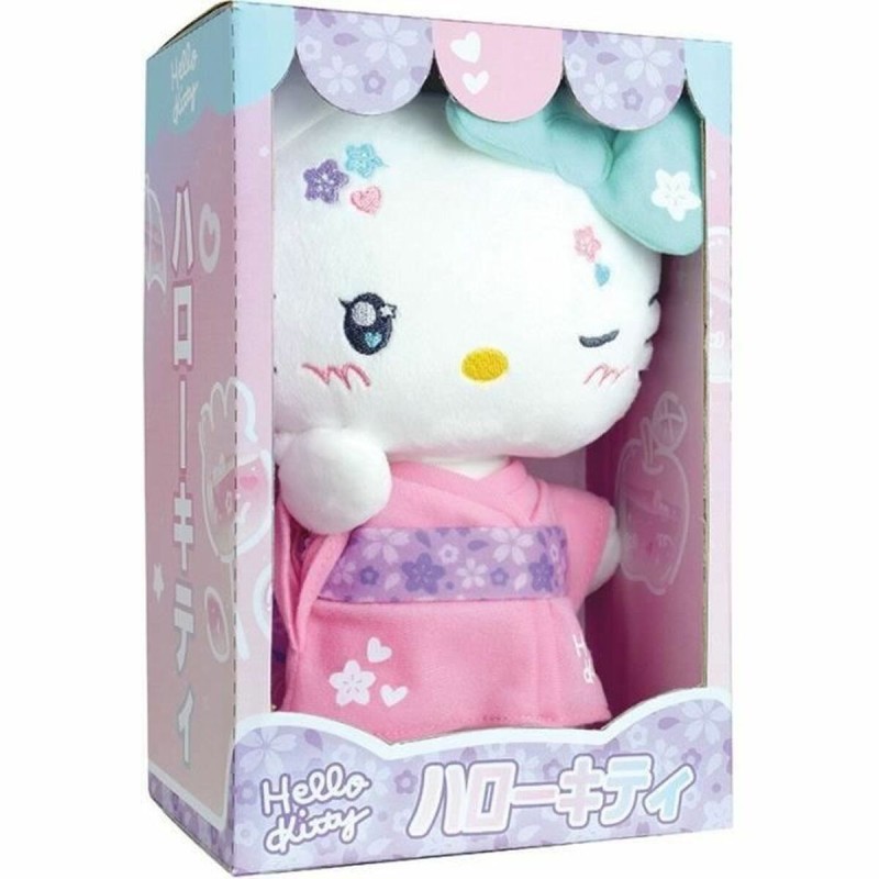 Peluche Jemini Hello Kitty Kimono Kawai Rose Peluche Jemini Hello Kitty Kimono Kawai Rose