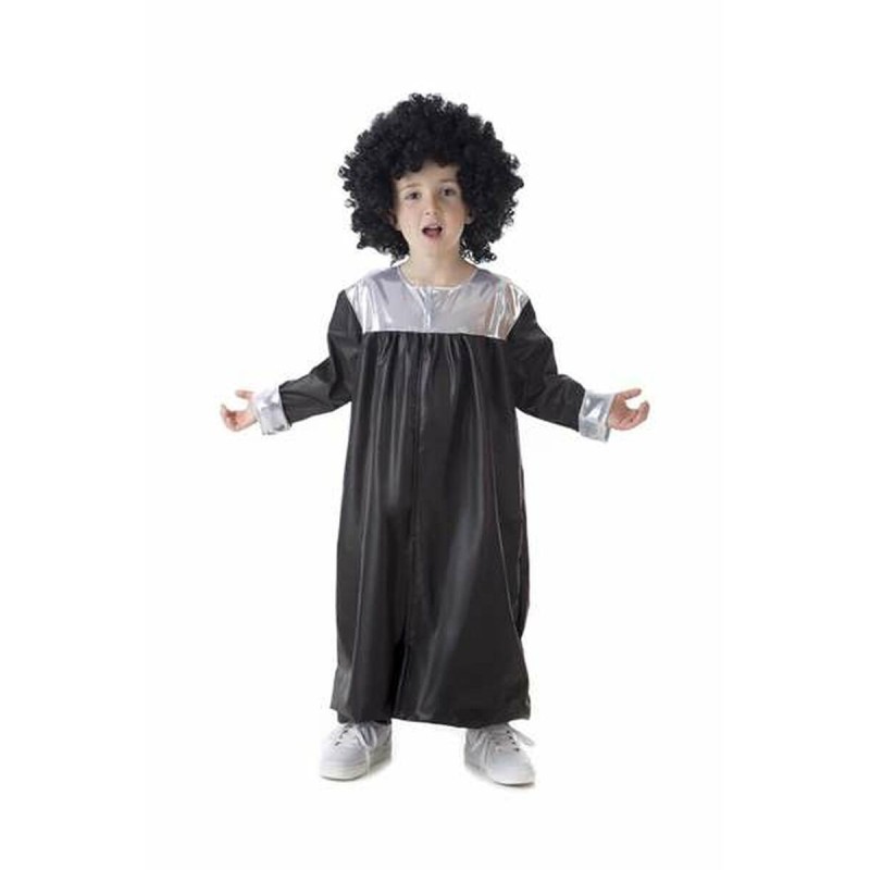 Costume per Bambini Gospel Argentato Nero (1 Pezzi) Costume per Bambini Gospel Argentato Nero (1 Pezzi)