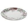 Piatto Piano DKD Home Decor Fiori Porcellana (27 x 27 x 2 cm)