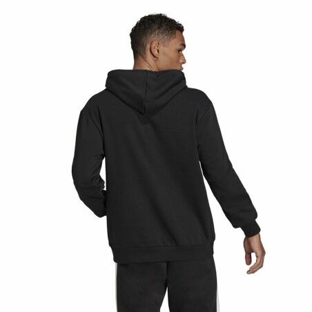 Felpa con Cappuccio Uomo Adidas Essentials Feelcomfy Nero