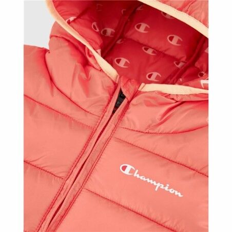 Giacca Sportiva da Uomo Champion Hooded Corallo