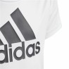 Maglia a Maniche Corte per Bambini Adidas Designed To Move Bianco