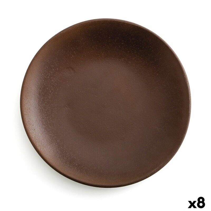 Piatto da pranzo Anaflor Barro Anaflor Marrone Ceramica Argilla cotta Ø 29 cm (8 Unità) Piatto da pranzo Anaflor Barro Anaflor Marrone Ceramica Argilla cotta Ø 29 cm (8 Unità)