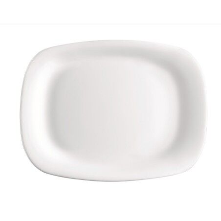 Teglia da Cucina Bormioli Rocco Parma Rettangolare Bianco Vetro 20 x 28 cm (24 Unità)