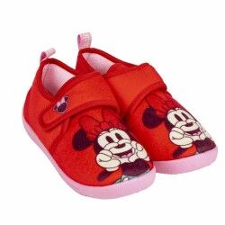 Ciabatte da casa Minnie Mouse Rosso Velcro