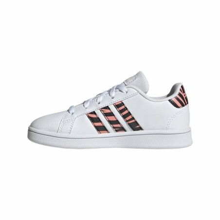 Scarpe Sportive per Bambini Adidas Grand Court Print Bianco