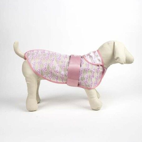 Impermeabile per Cani Barbie Rosa XS