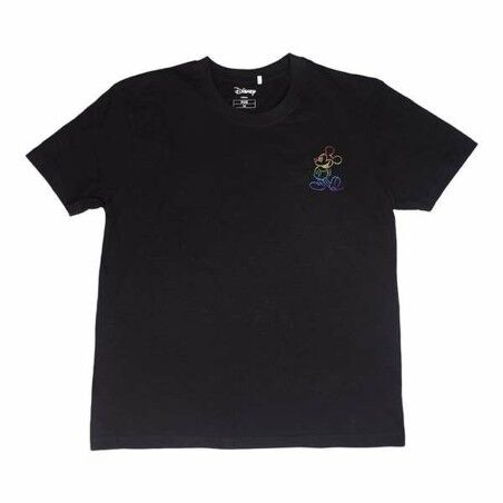 Maglia a Maniche Corte Uomo Disney Nero