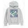 Felpa con Cappuccio Bambino Converse CNVB ALL STAR SNEAKER GFX HOOD 9CG903 042 Grigio