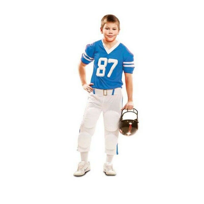 Costume per Bambini My Other Me Azzurro Giocatore di Rugby Costume per Bambini My Other Me Azzurro Giocatore di Rugby