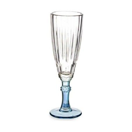 Calice da champagne Vivalto Exotic Azzurro Cristallo 170 ml
