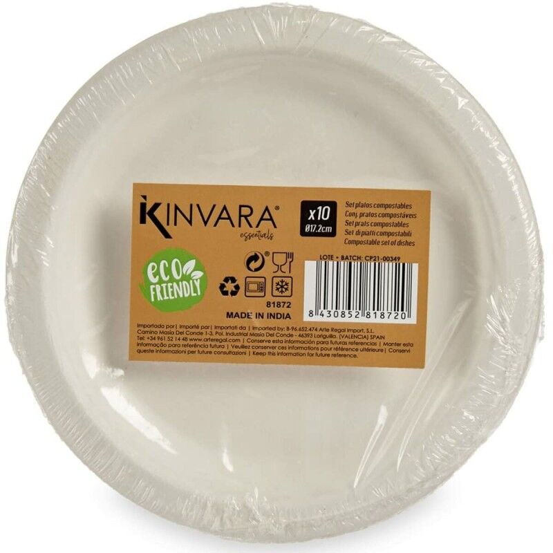 Set di piatti Kinvara Compostabile Set di piatti Kinvara Compostabile