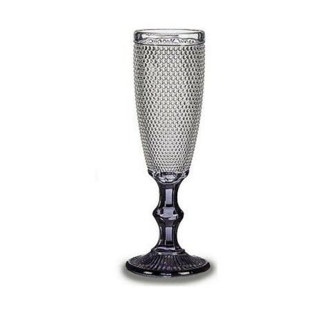 Calice da champagne Vivalto Trasparente Antracite Vetro 185 ml