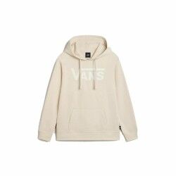 Felpa con Cappuccio Donna Vans Drop V Logo Beige