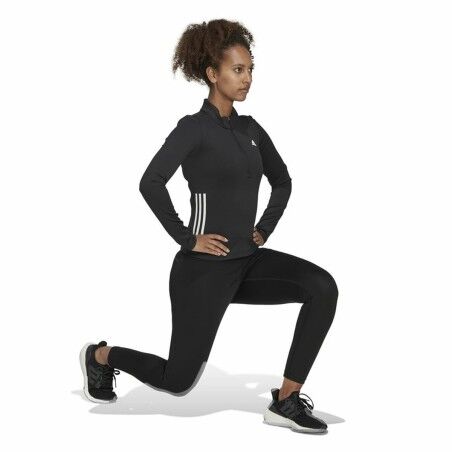 Maglia a maniche lunghe da donna Adidas Nero